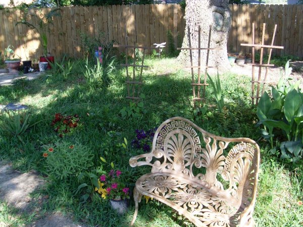 English garden bench